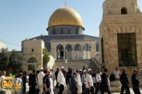 مئات المستوطنين يقتحمون الأقصى تحت حراسة الشرطة